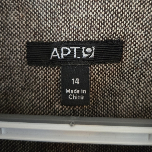 Apt. 9 Charcoal Blazer Versatile Suit Jacket - Picture 5 of 12